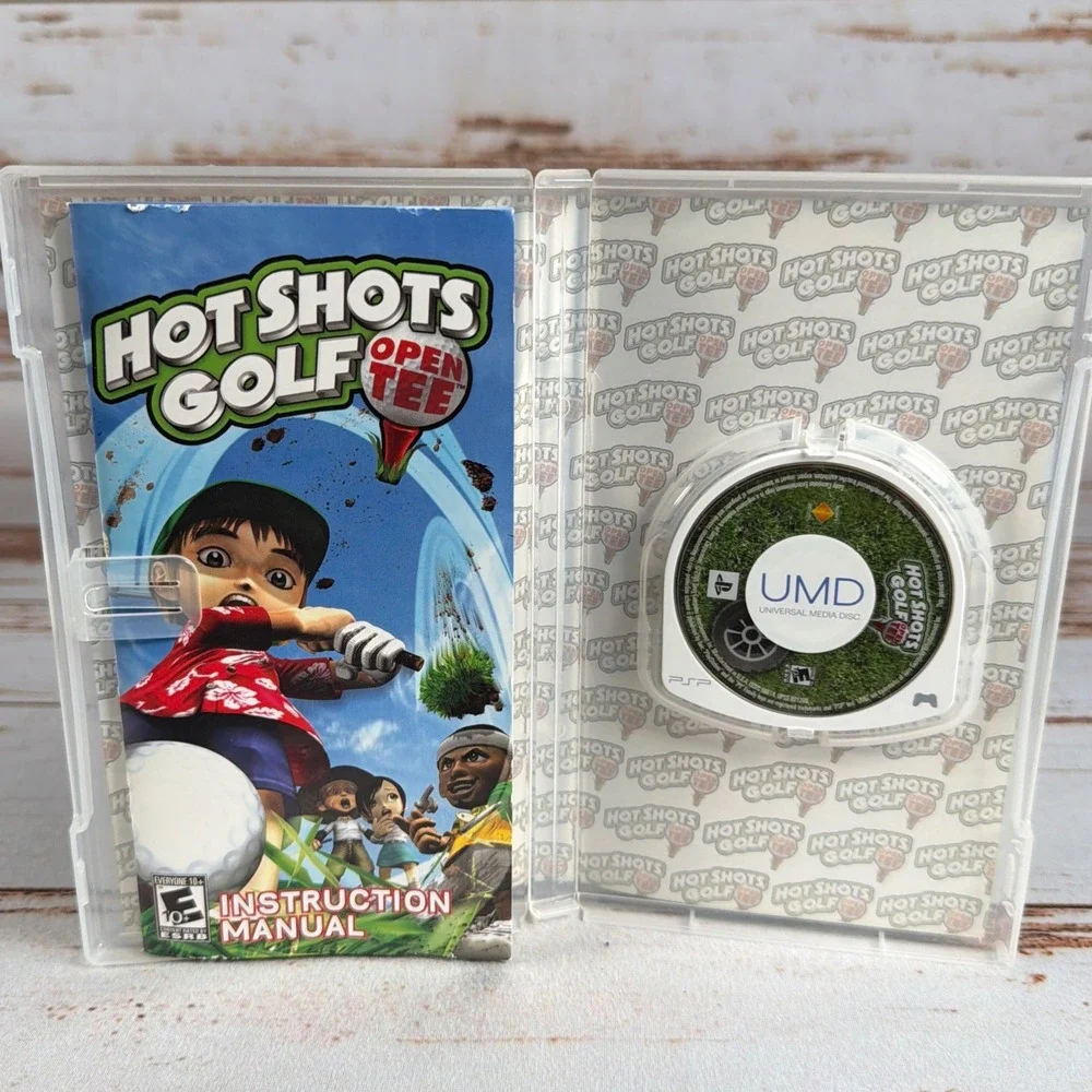 Hot Shots Golf Open Tee Sony PSP 2005 CIB Manual Tested